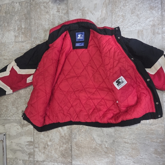 Vintage Starter CFL Calgary Stampeders Zip Up Jacket Size Large - Picture 7 of 15